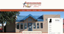 Desktop Screenshot of eighthstreetanimalhospital.com